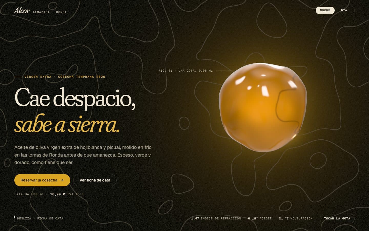 Lo que generó la IA con el prompt Completo de Gota de aceite de oliva