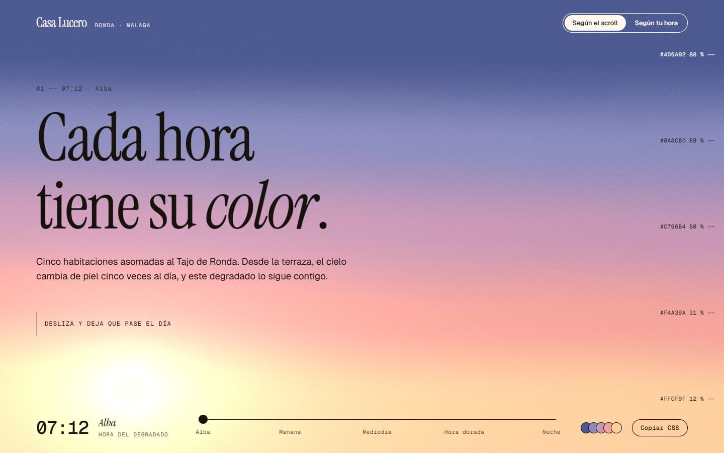 Lo que generó la IA con el prompt Lite de Degradado de hora dorada