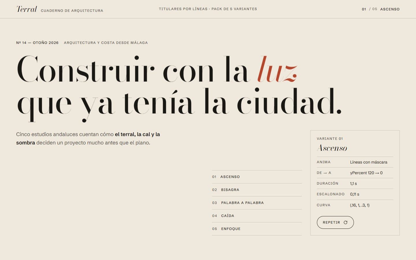 Lo que generó la IA con el prompt Lite de Titulares que se revelan por líneas